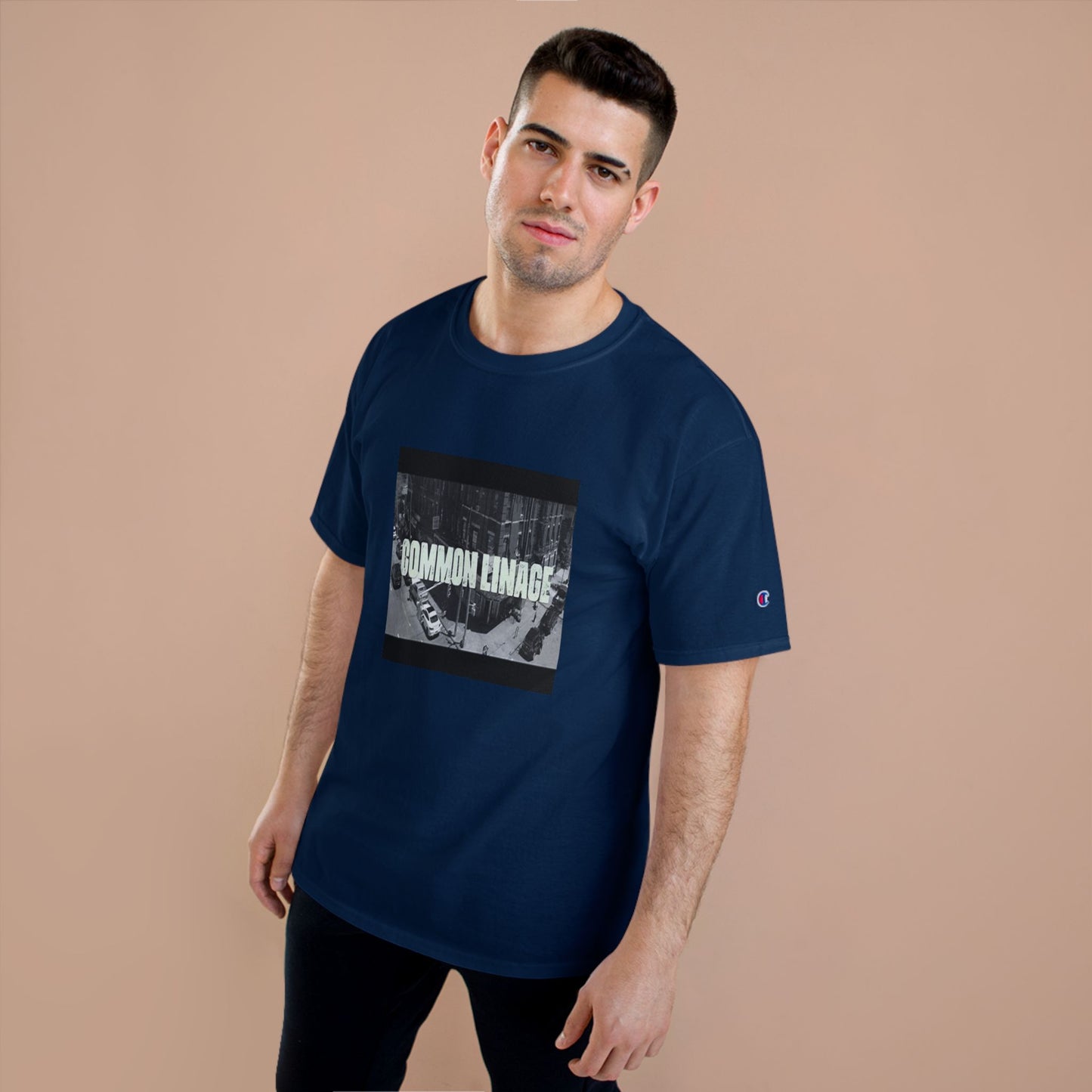 Common Lineage Navy Blue Champion Tee