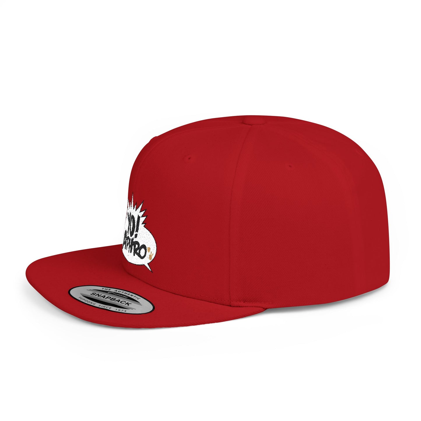 YoAphro❤️✌🏼️! Graphic Flat Bill Red Snapback