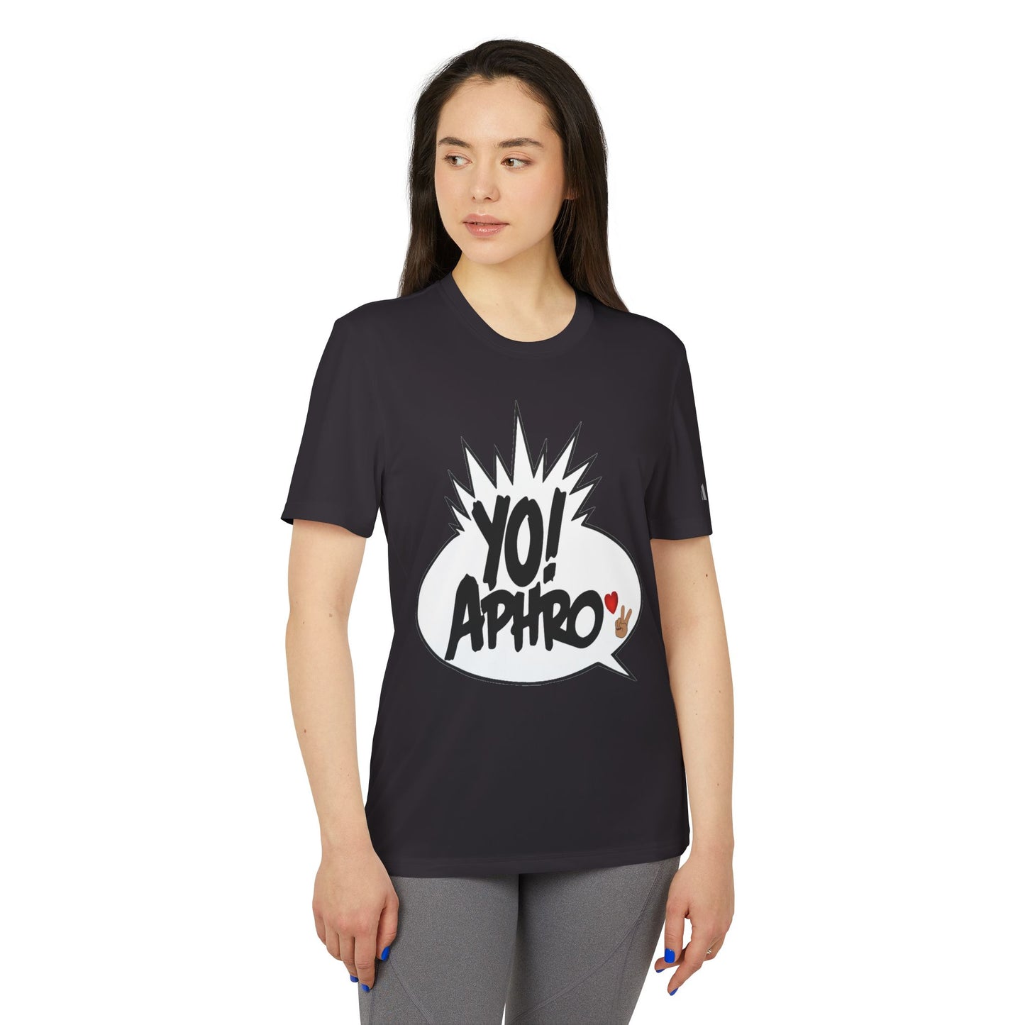 YoAphro❤️✌🏼️ Black Love and Peace Adidas Tee