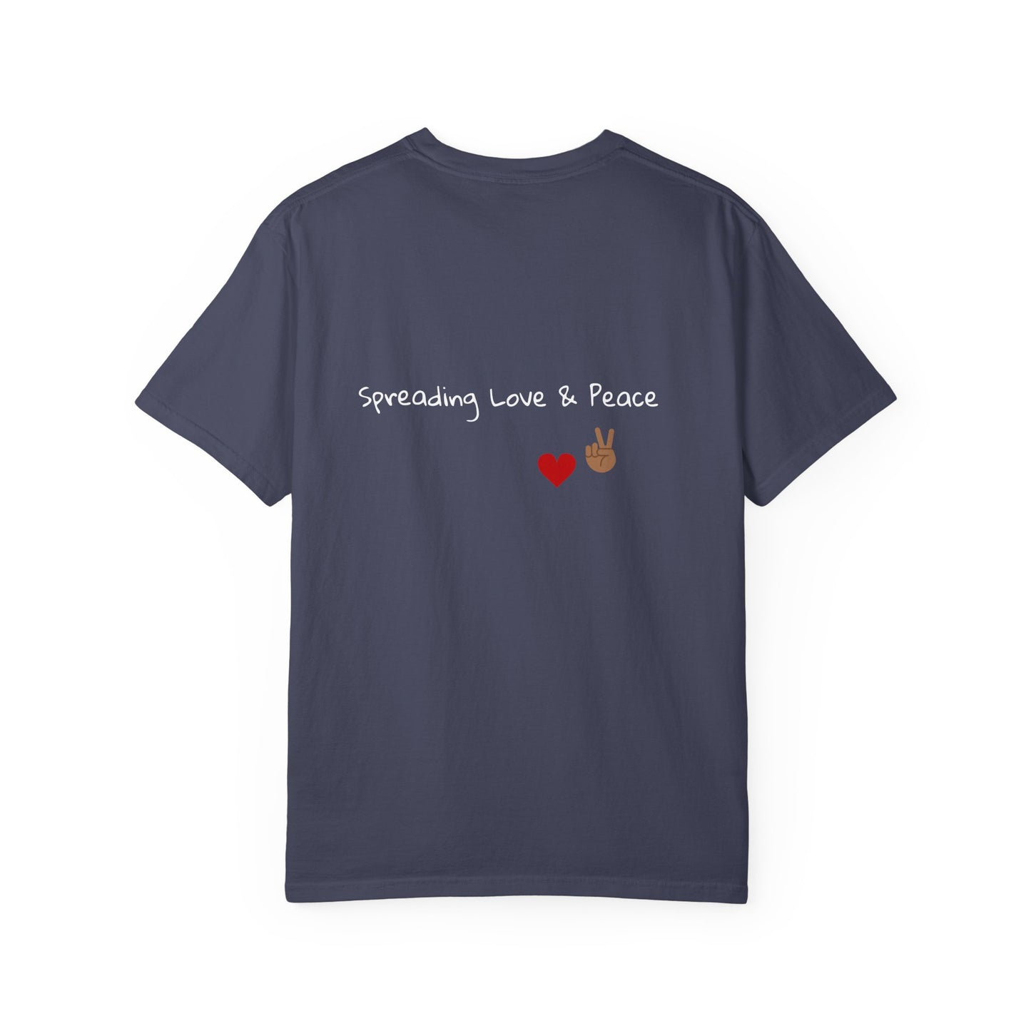 Vibrant Graphic Tee: Love & Peace Edition, Unisex T-Shirt, Colorful Apparel, Trendy Streetwear, Unique Gift, Casual Wear