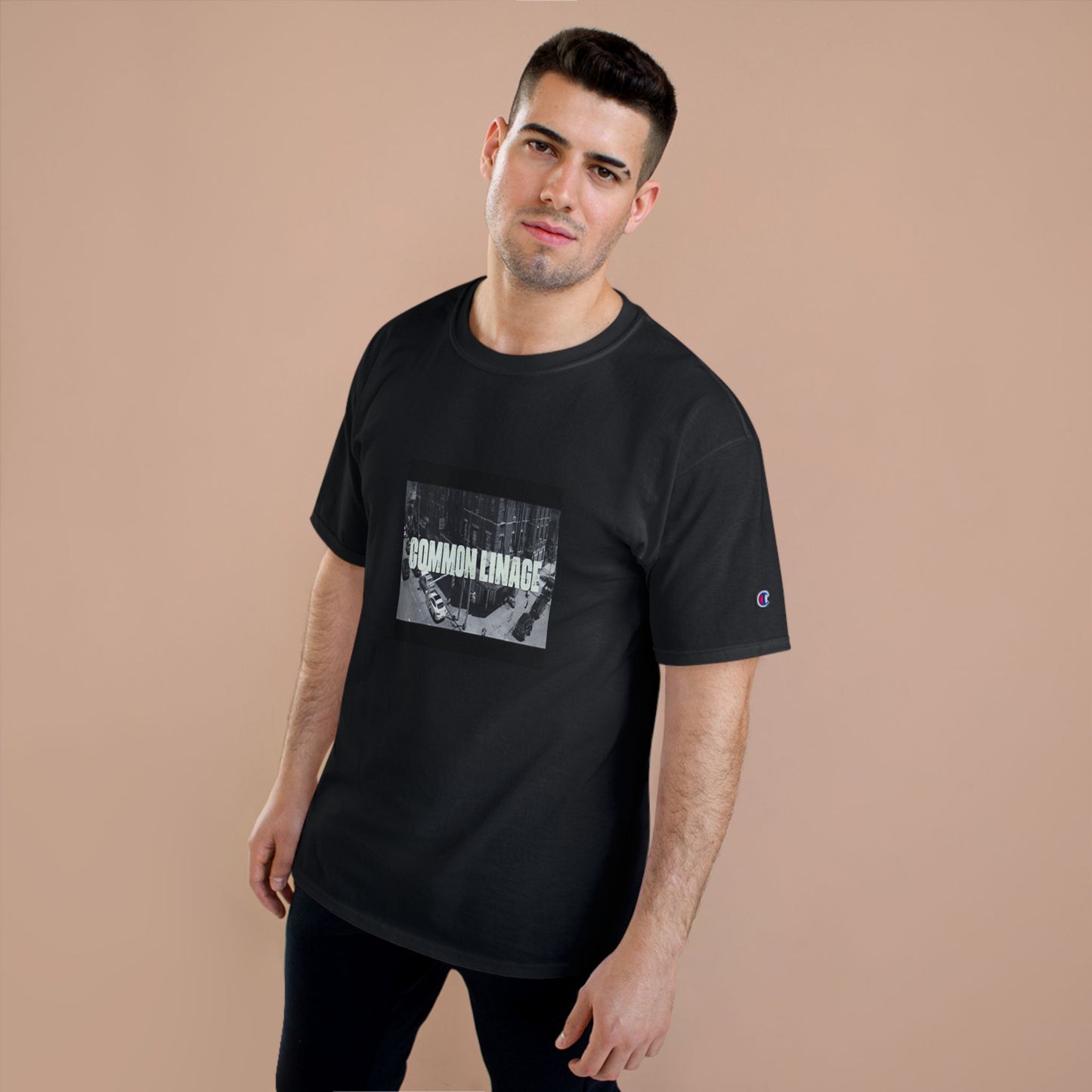 Common Lineage Black Champion Tee