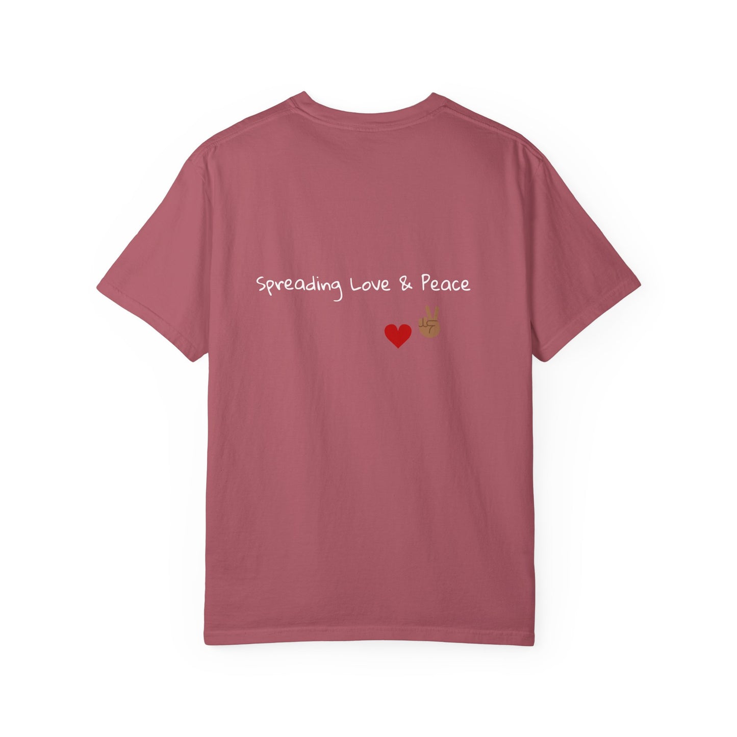 Vibrant Graphic Tee: Love & Peace Edition, Unisex T-Shirt, Colorful Apparel, Trendy Streetwear, Unique Gift, Casual Wear
