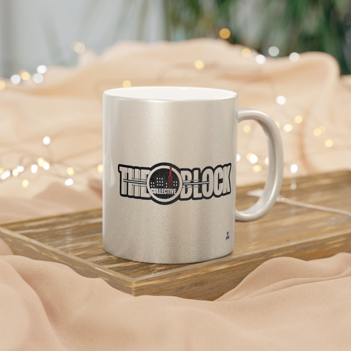 THE BLOCK COLLECTIVE™ Silver Metallic Mug