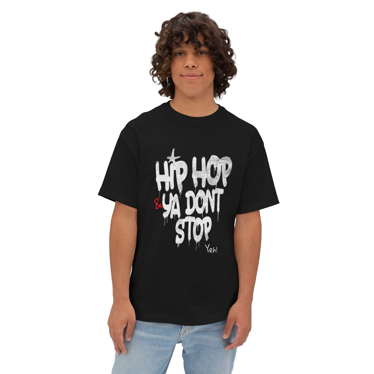 Hip Hop Unisex Oversized Boxy Tee, Streetwear T-Shirt, Music Lover Gift, Casual Style Top, Festival Apparel