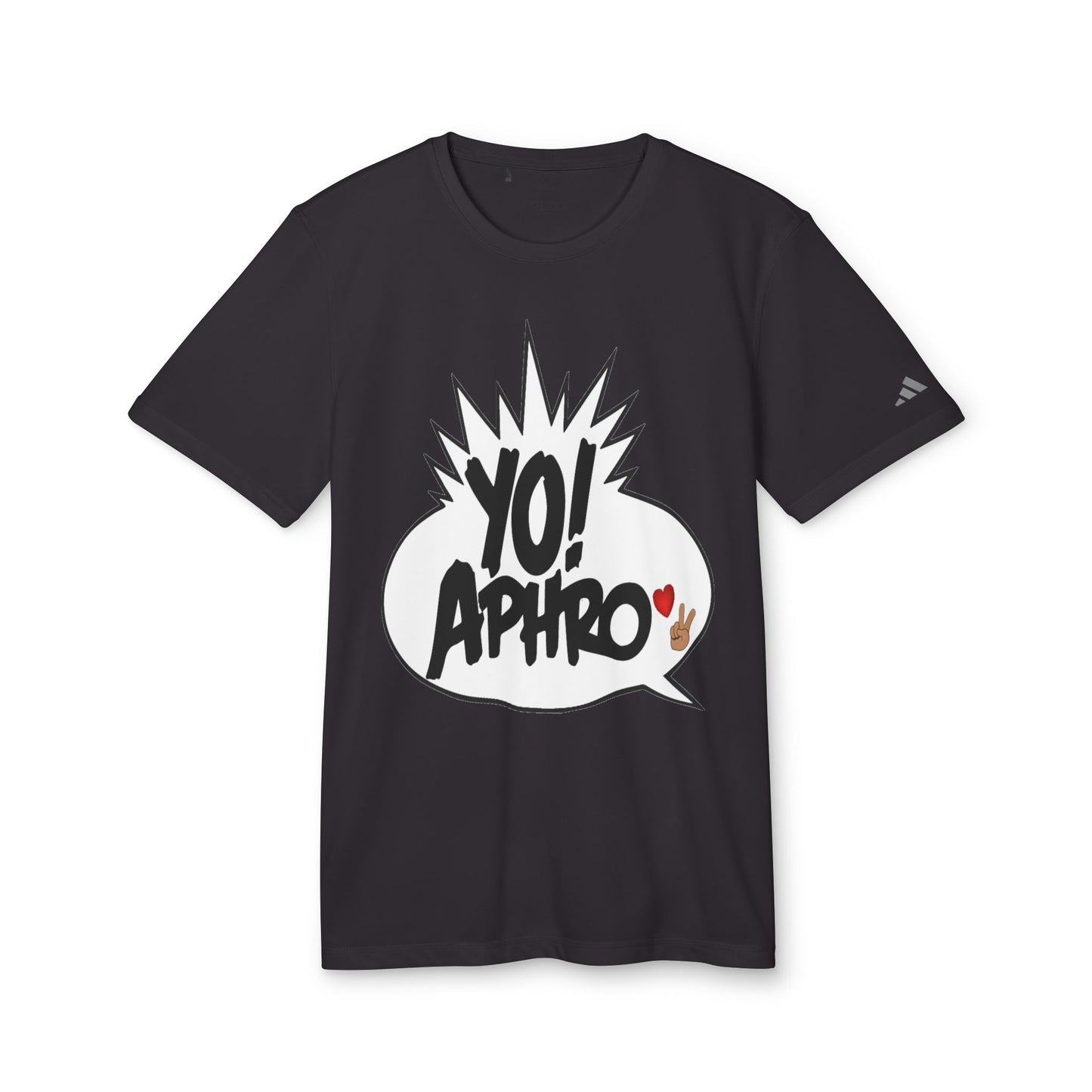 YoAphro❤️✌🏼️ Black Love and Peace Adidas Tee
