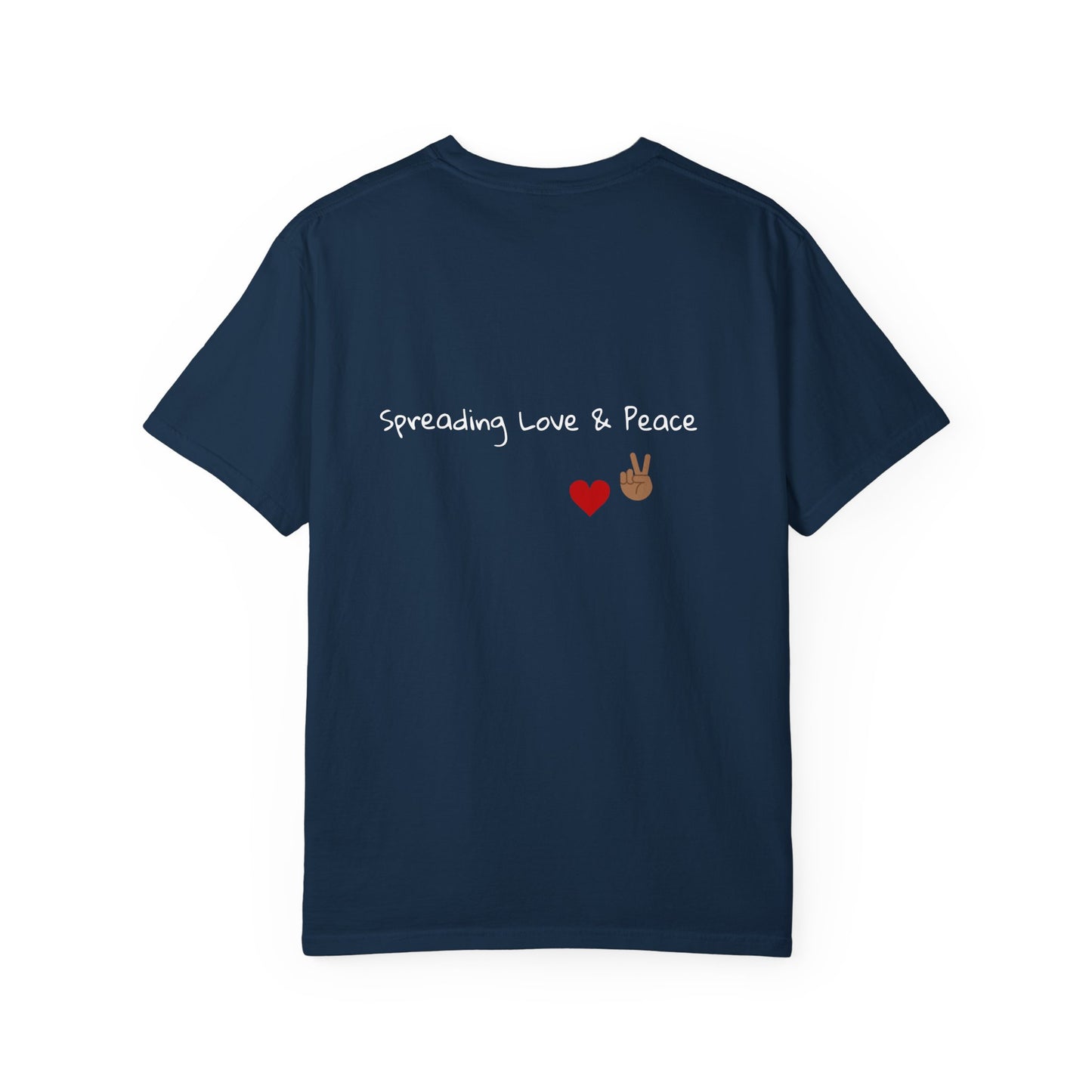 Vibrant Graphic Tee: Love & Peace Edition, Unisex T-Shirt, Colorful Apparel, Trendy Streetwear, Unique Gift, Casual Wear