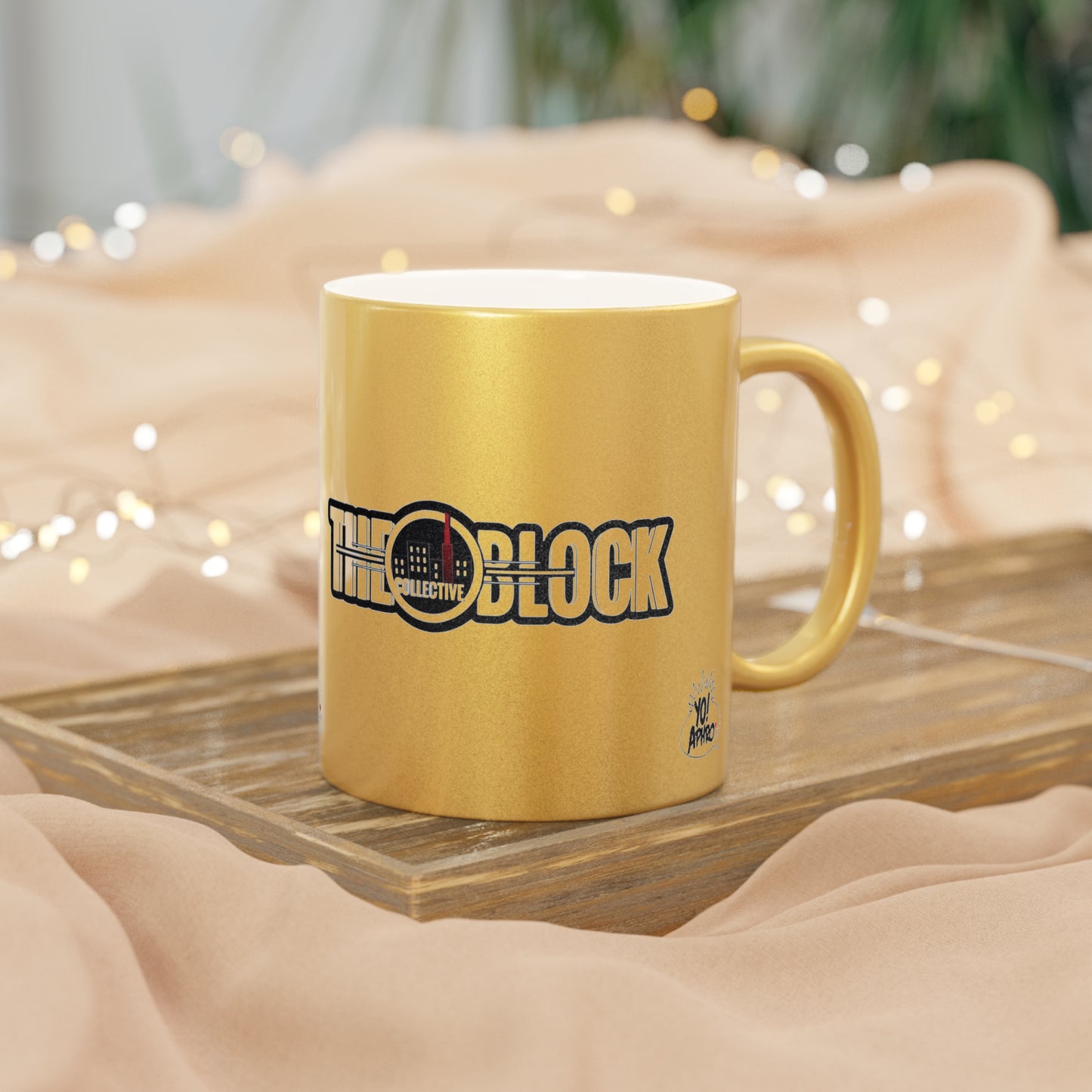 THE BLOCK COLLECTIVE™ Gold Metallic Mug