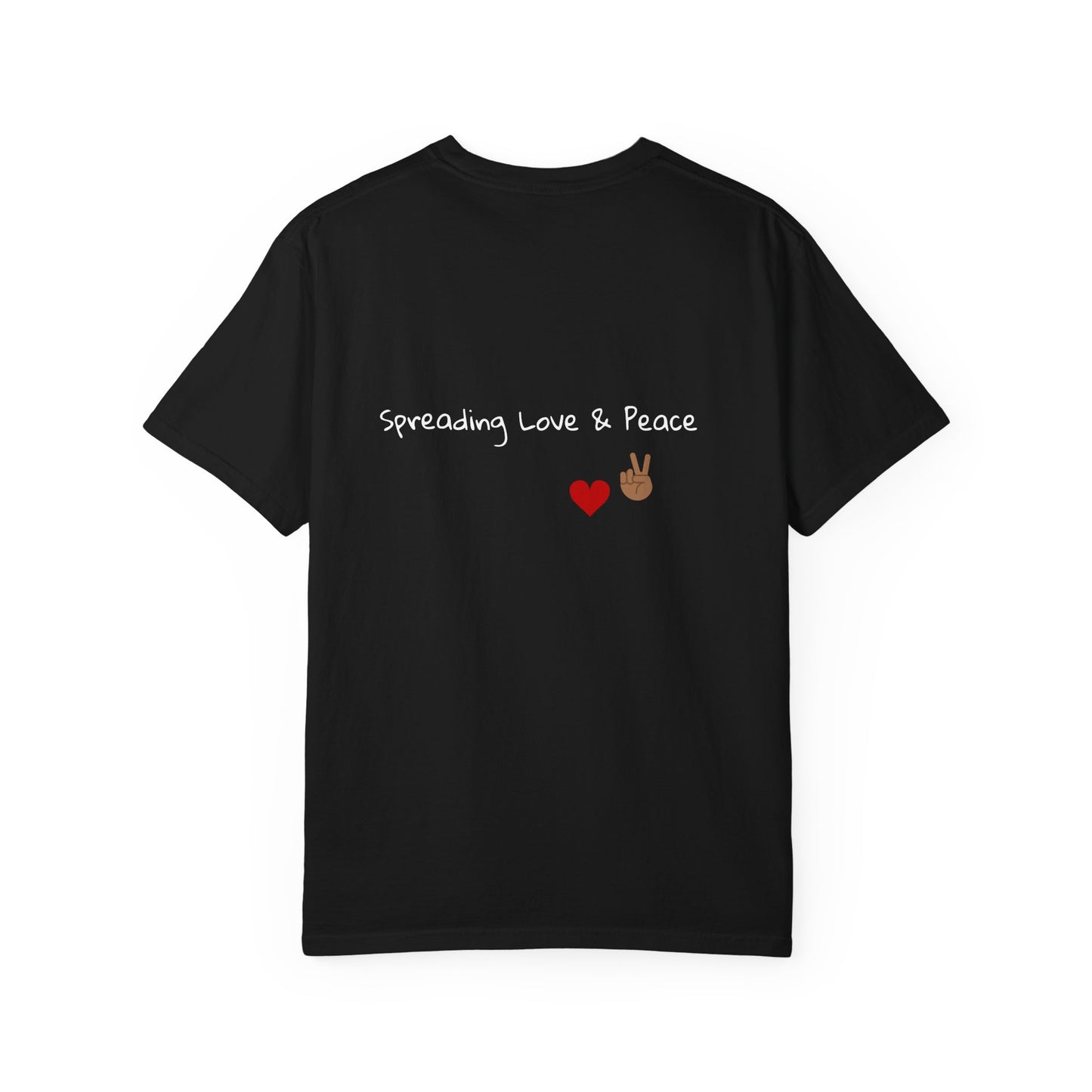 Vibrant Graphic Tee: Love & Peace Edition, Unisex T-Shirt, Colorful Apparel, Trendy Streetwear, Unique Gift, Casual Wear
