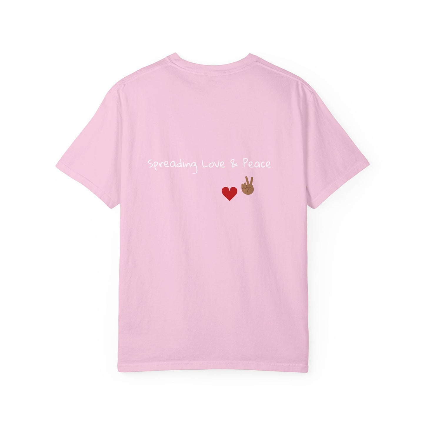 Vibrant Graphic Tee: Love & Peace Edition, Unisex T-Shirt, Colorful Apparel, Trendy Streetwear, Unique Gift, Casual Wear