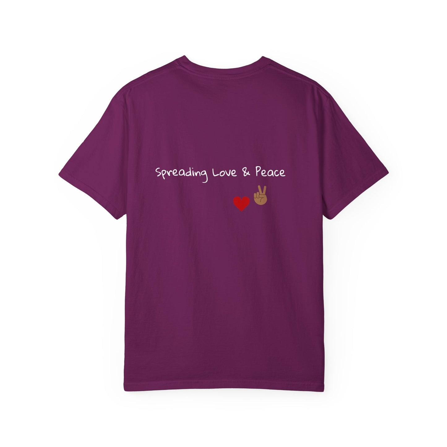 Vibrant Graphic Tee: Love & Peace Edition, Unisex T-Shirt, Colorful Apparel, Trendy Streetwear, Unique Gift, Casual Wear