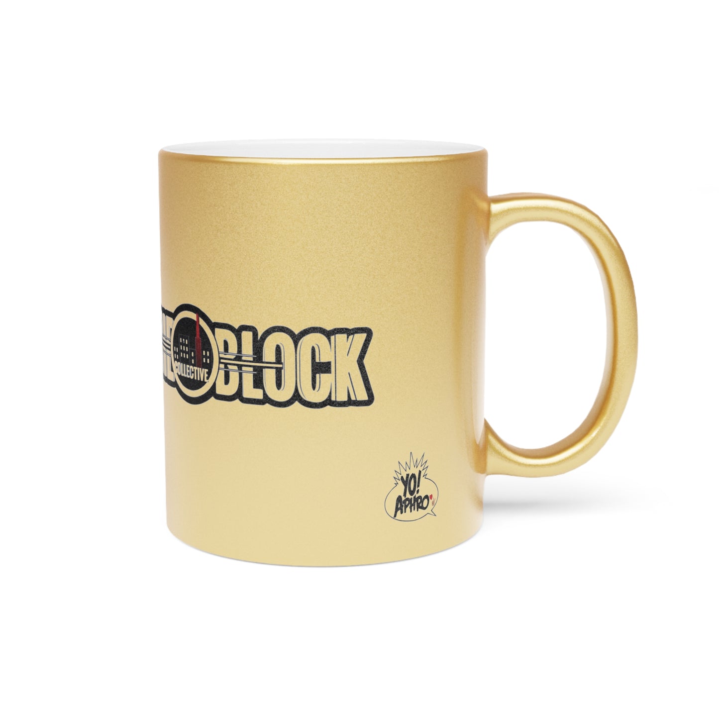 THE BLOCK COLLECTIVE™ Gold Metallic Mug