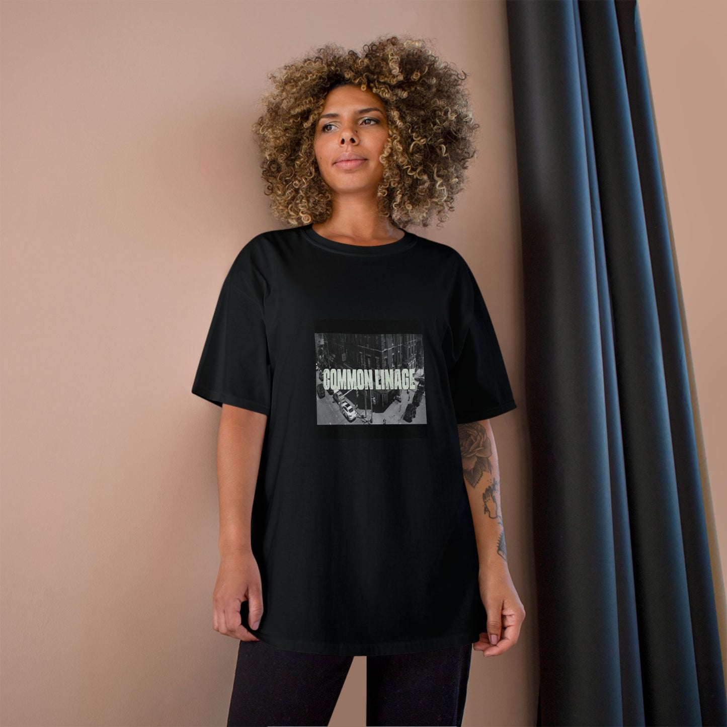 Common Lineage Black Champion Tee