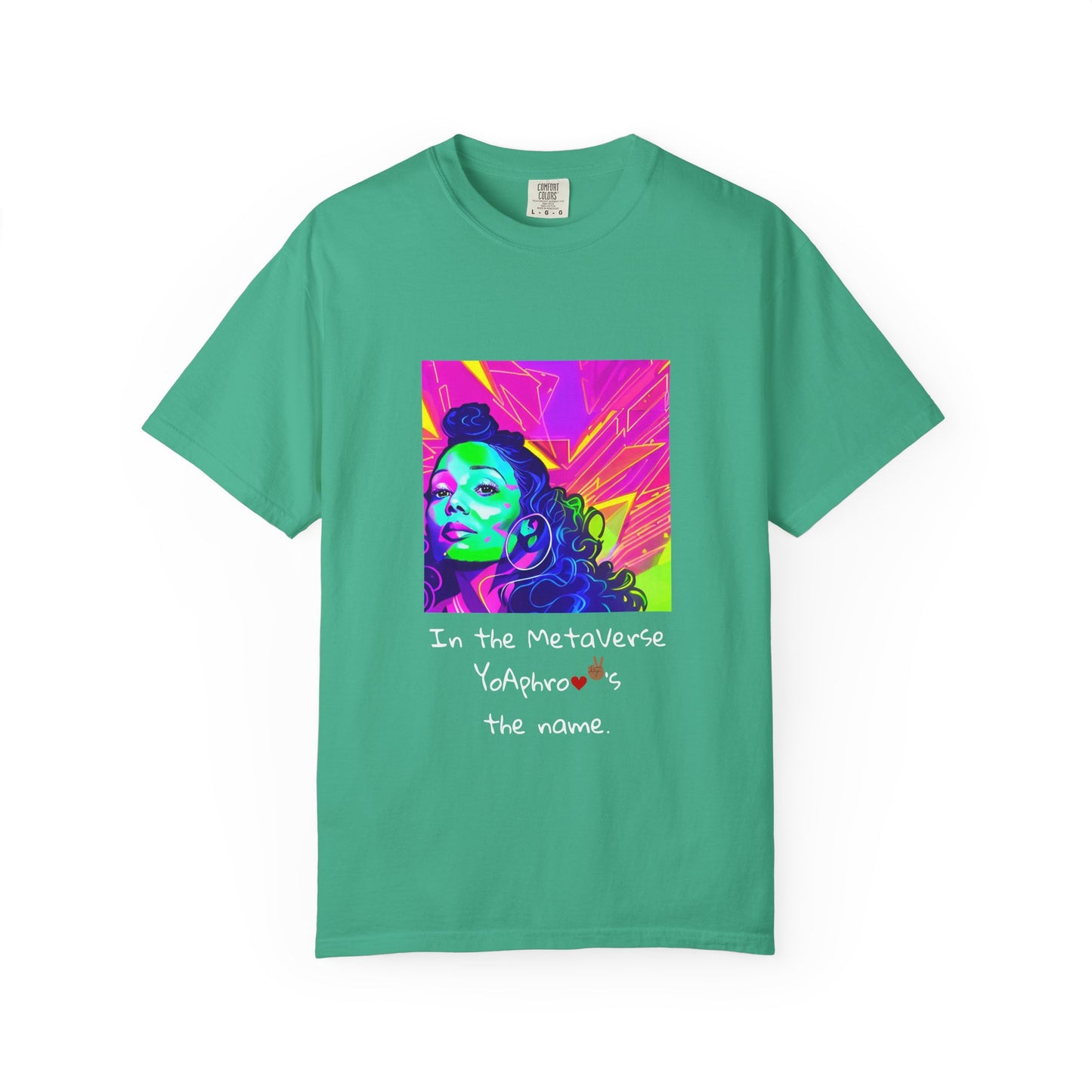 Vibrant Graphic Tee: Love & Peace Edition, Unisex T-Shirt, Colorful Apparel, Trendy Streetwear, Unique Gift, Casual Wear