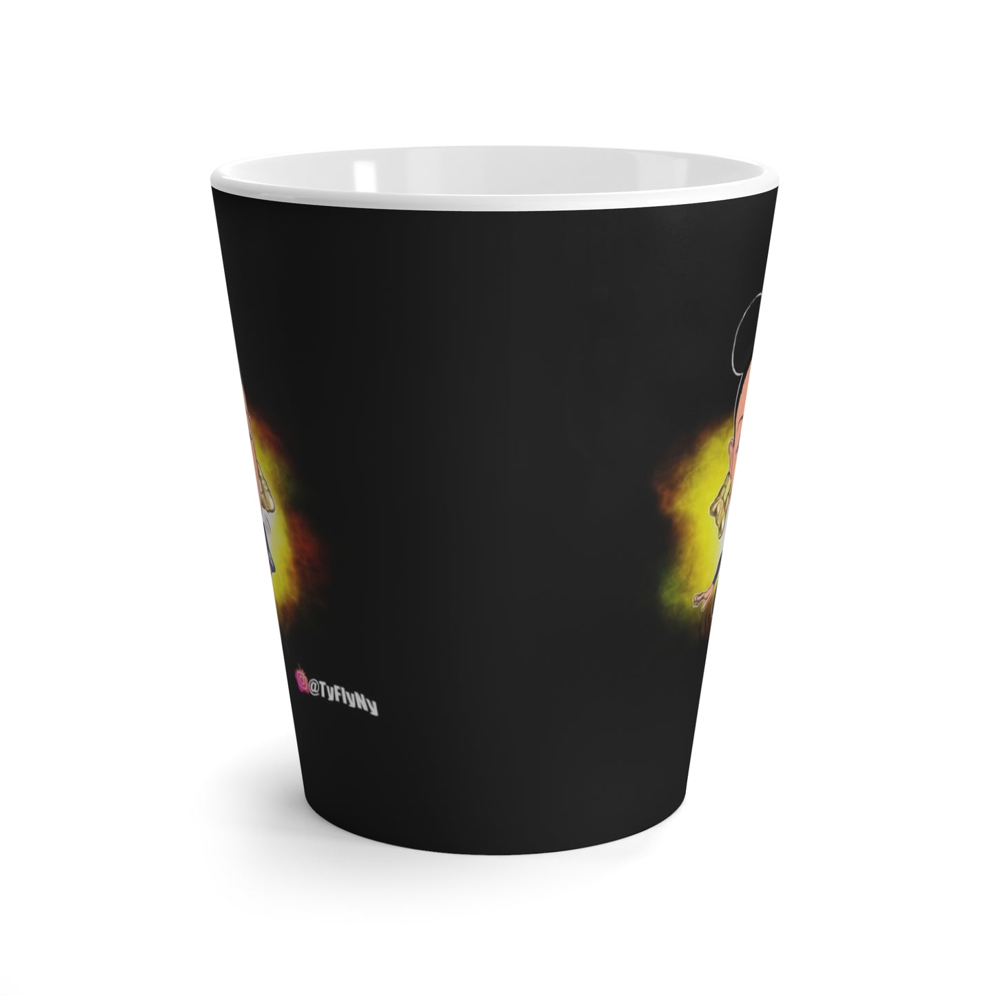 ☕🔥 The YoAphro "Cafe Con Leche" Latte Mug: @tyflyny series🎤✨