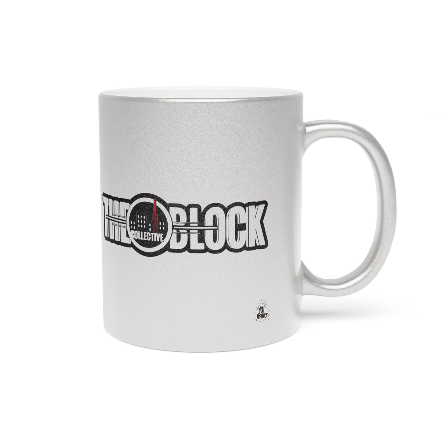 THE BLOCK COLLECTIVE™ Silver Metallic Mug