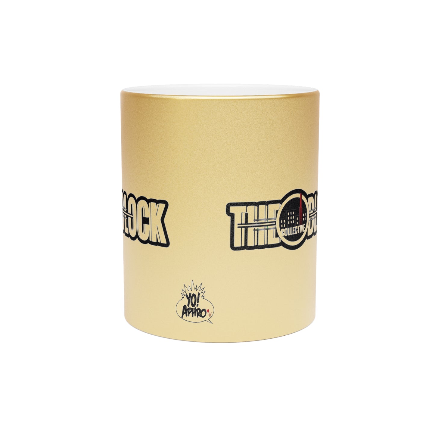 THE BLOCK COLLECTIVE™ Gold Metallic Mug