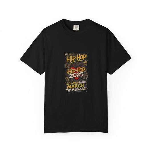Hip Hop 2025 T-Shirt, Unisex Music Tee, Streetwear Shirt, Festival Apparel, Gift for Hip Hop Fans, Cool Graphic Tee